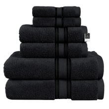 6 Piece Cotton Bathroom Towel Set